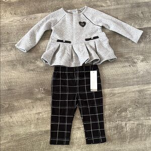 Calvin Klein Baby Plaid Set